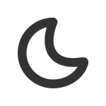 Moon SVG Icon